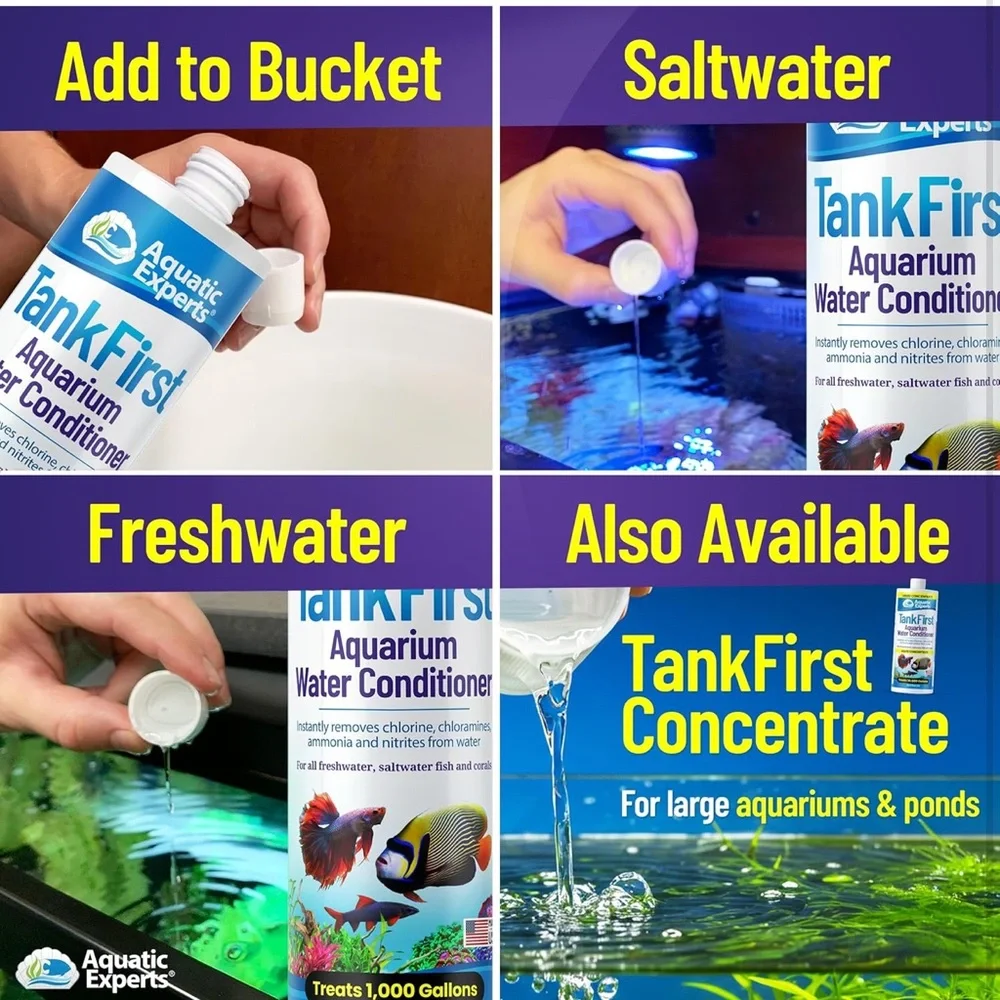 NWT TankFirst Complete Aquarium Water Conditioner - Fish Water 8.45 fl oz